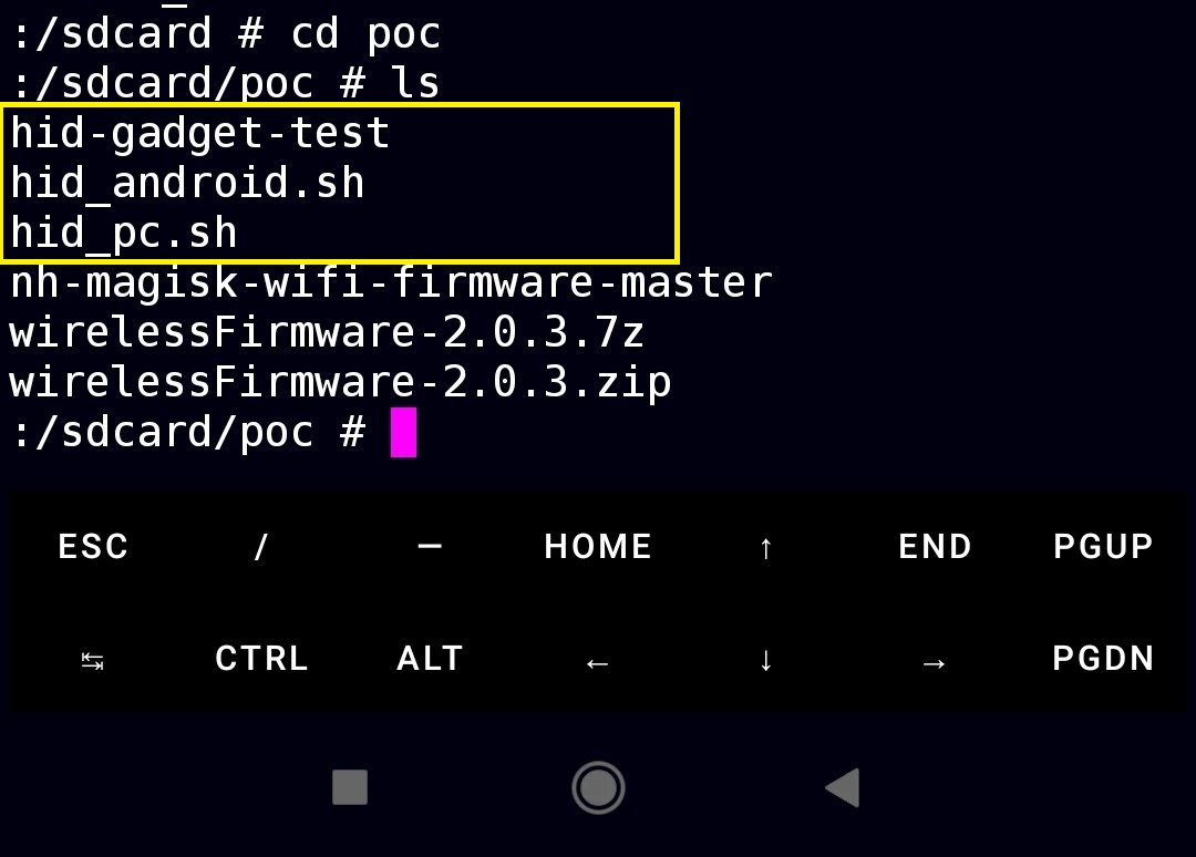 HID-Attacks-using-Android-Device