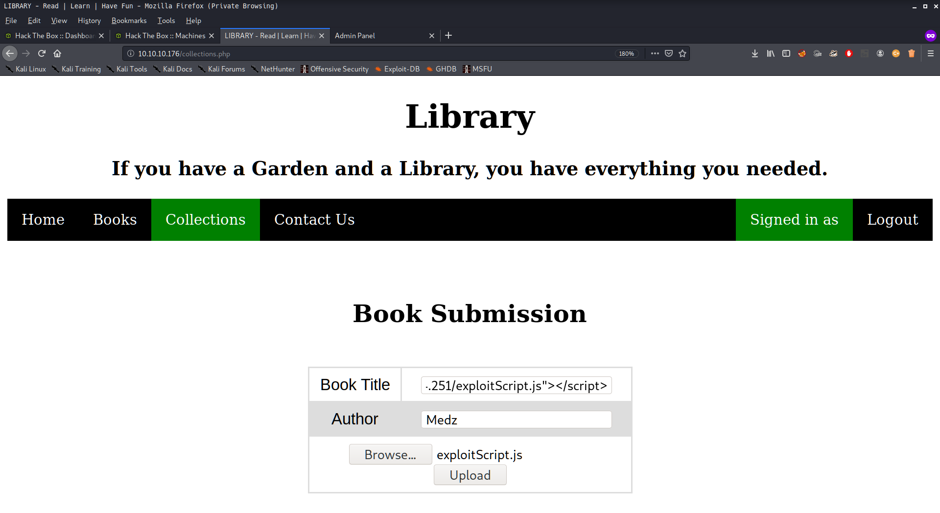 HackTheBox-Book