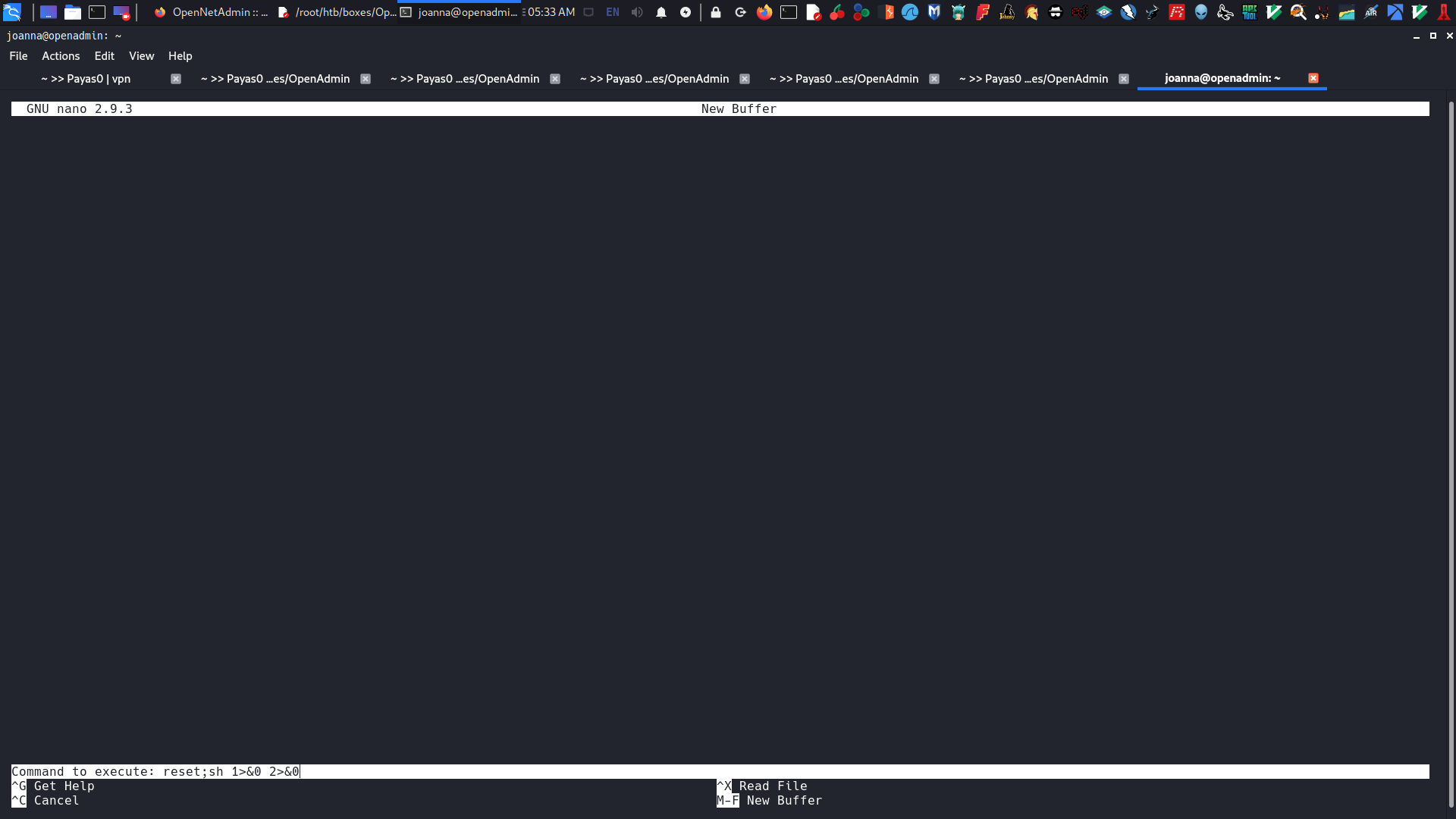 HackTheBox-OpenAdmin