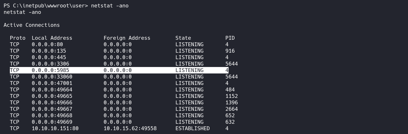 HackTheBox-Sniper/sniper-netstat.png
