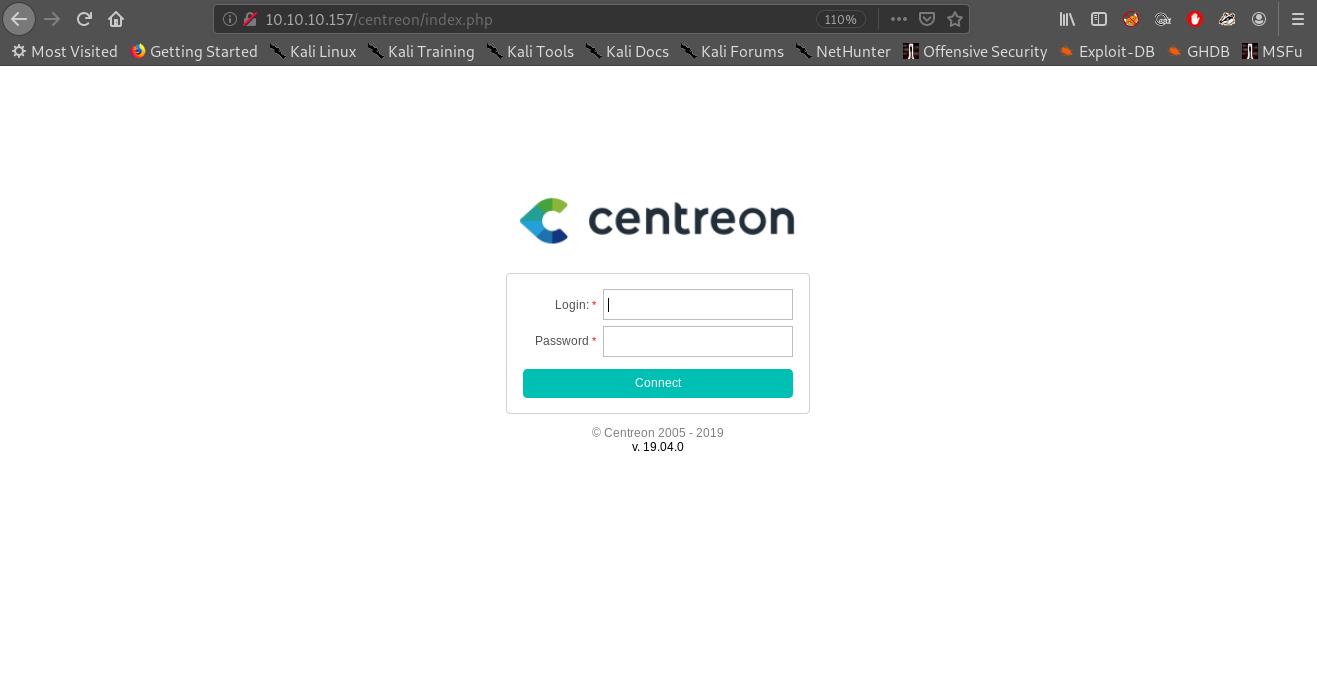 HackTheBox-Wall/centreon_login.png